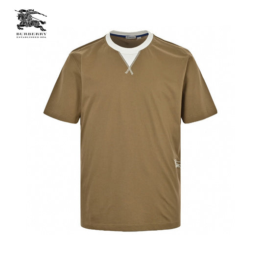 Burberry Classic Crewneck T-Shirt (Khaki) Primereps