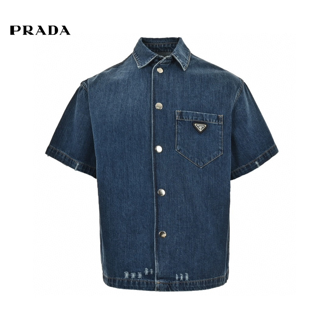 Pra*a denim shirt