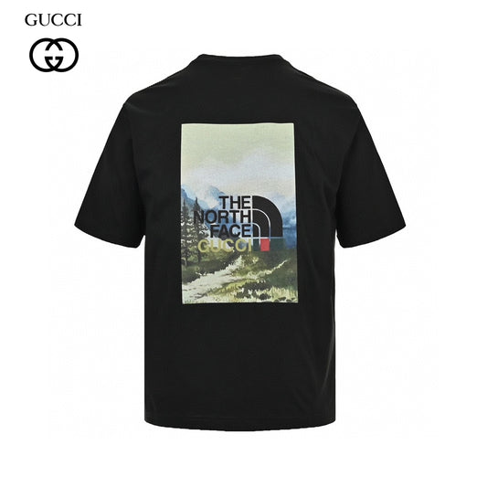 The North Face x Gucci Nature Print T-Shirt (Black) Primereps