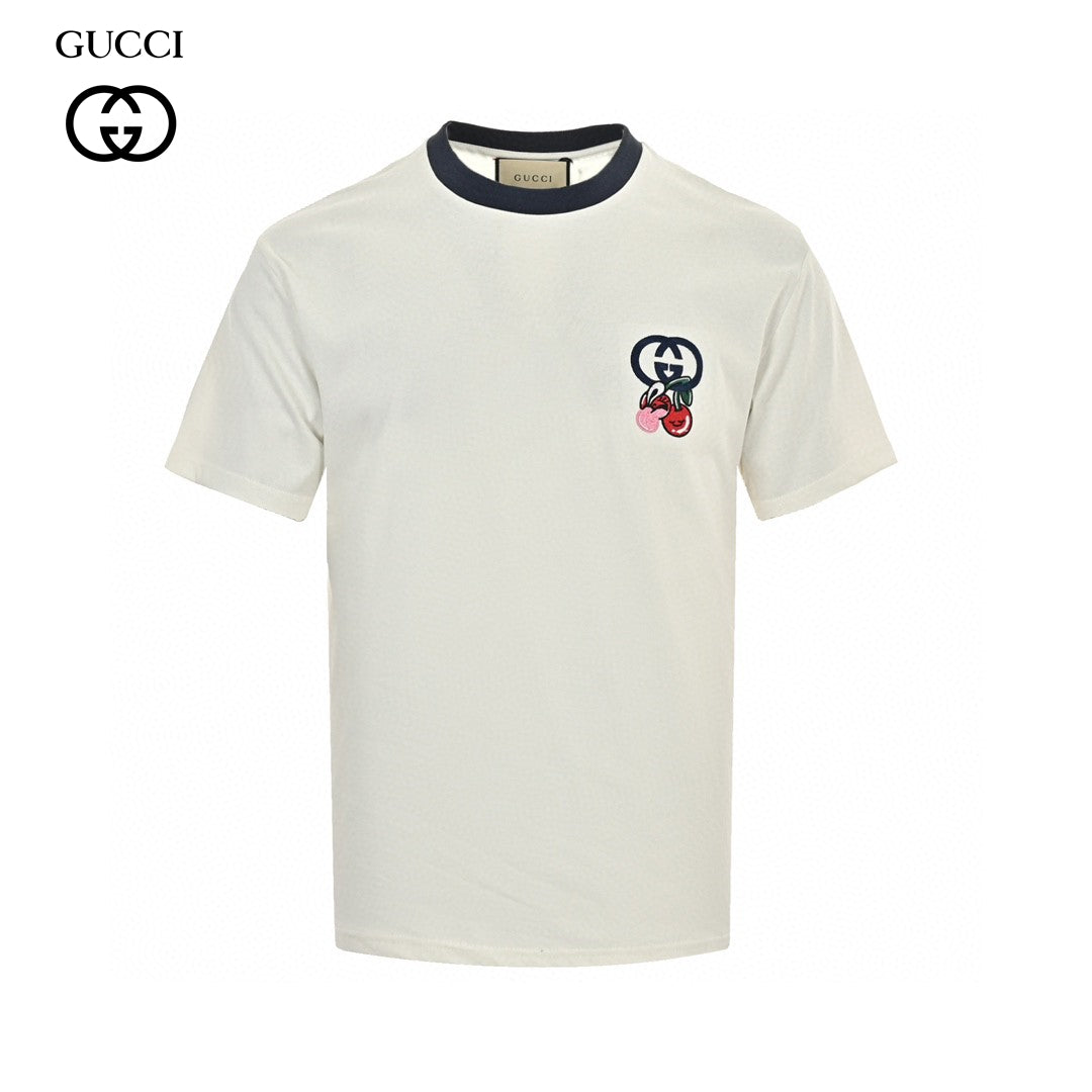 G*u*i cherry logo t-shirt