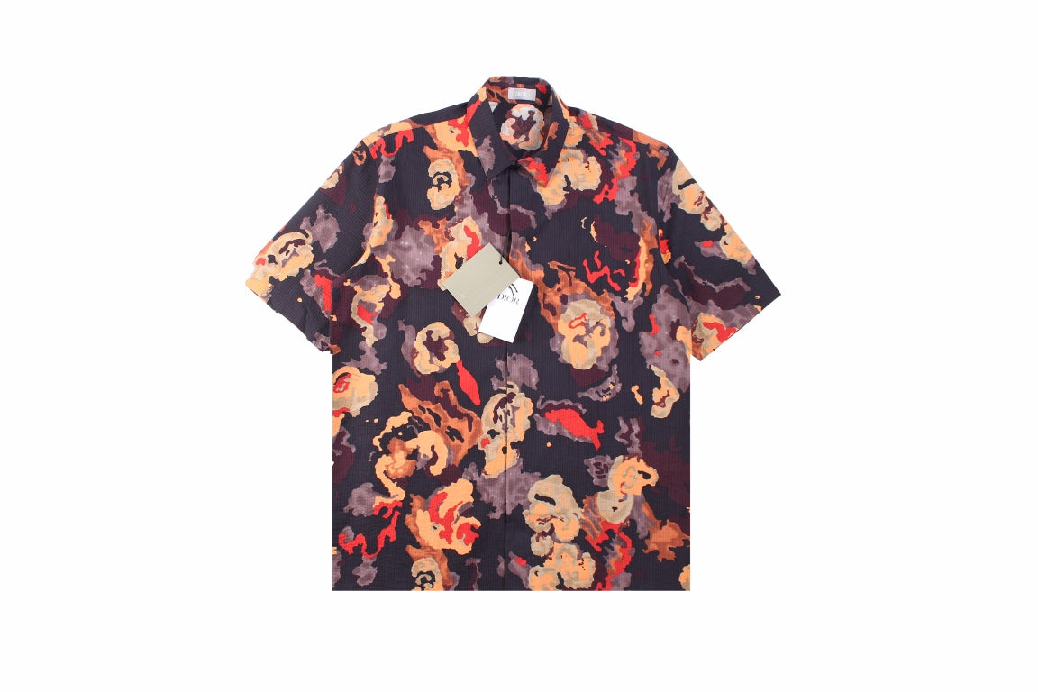 Dior Abstract Floral Print Shirt Primereps