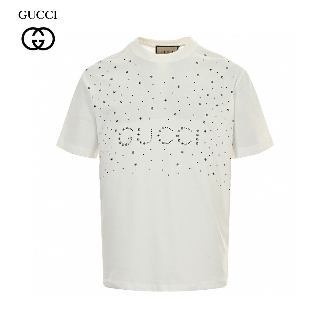 G*u*i embellished white t-shirt