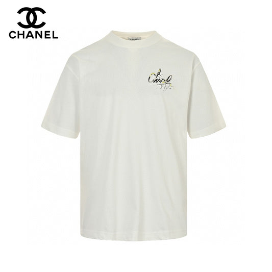 Chanel Signature Logo White T-Shirt Primereps