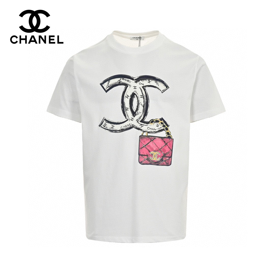 Chanel Logo T-Shirt (White) PRimereps