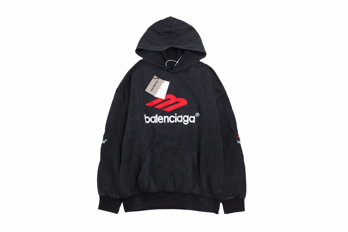 Ba*len*cia*ga black hoodie