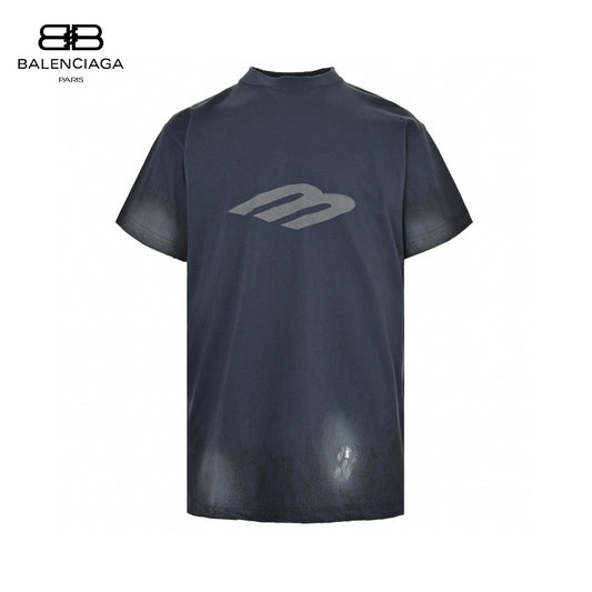 Balenciaga Distressed Logo T-Shirt Primereps