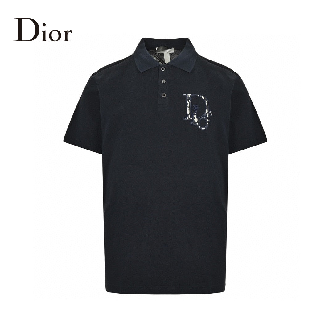 Dior Oblique Embroidered Polo Shirt Primereps