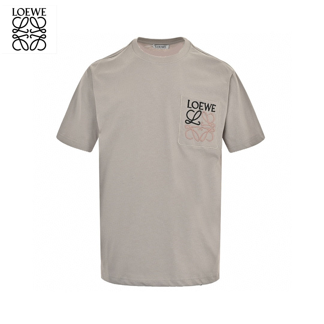 Loewe Pocket Logo T-Shirt in Beige