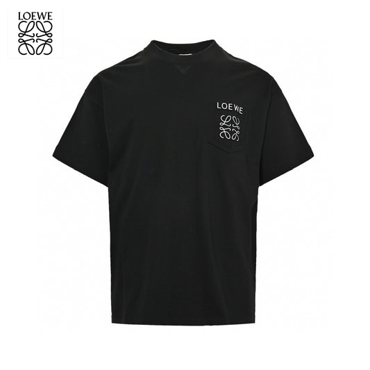 Loewe Black Pocket Logo T-Shirt Primereps