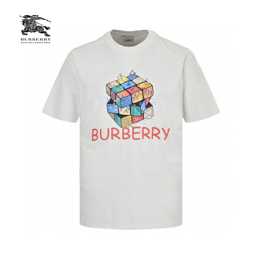 Burberry Rubik's Cube Graphic T-Shirt (White) Primereps