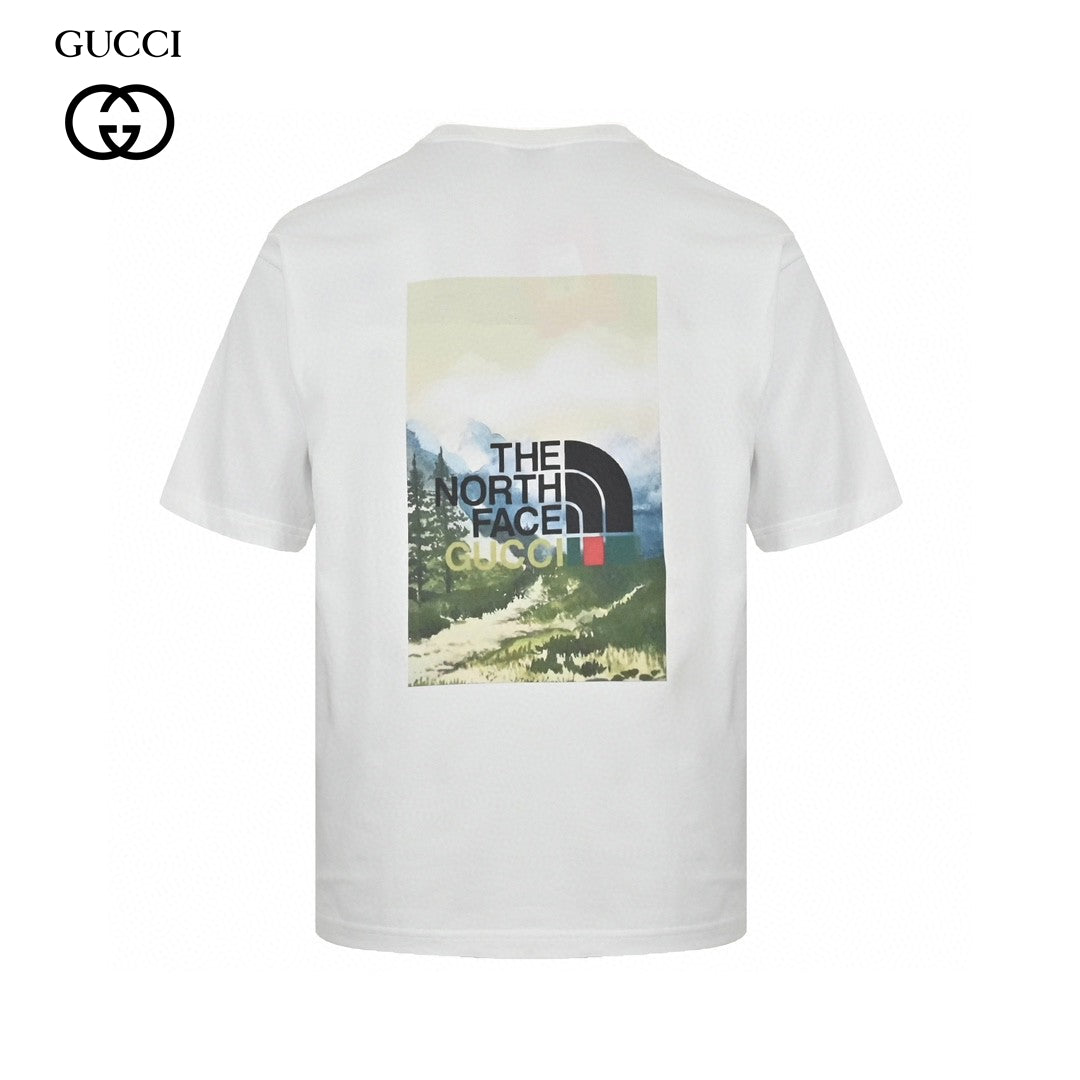 the north face x G*u*i nature print t-shirt