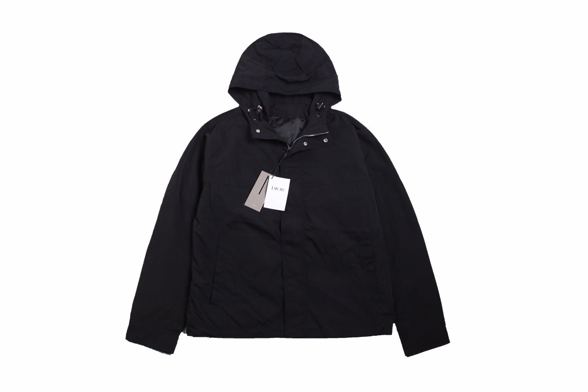 Dior Black Hooded Jacket Primereps