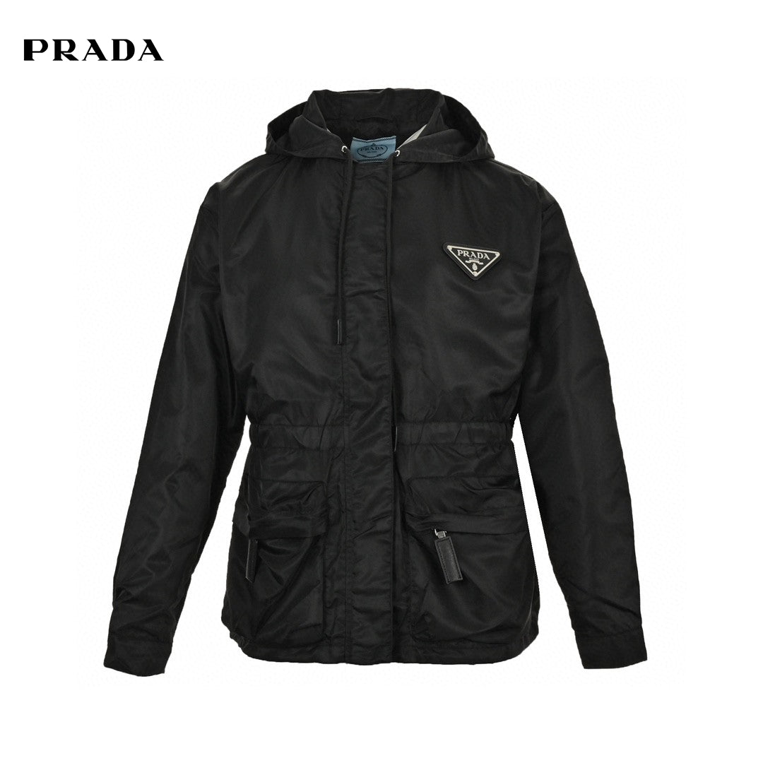 Prada Nylon Hooded Jacket Primereps