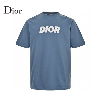 Dior Classic Logo T-Shirt (Blue) Primereps