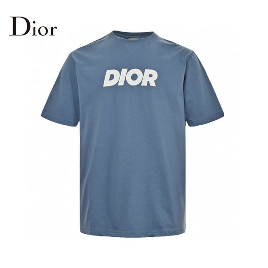 Dior Classic Logo T-Shirt (Blue) Primereps