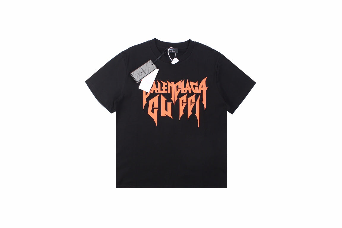 Balenciaga Gothic Logo T-Shirt PRimereps