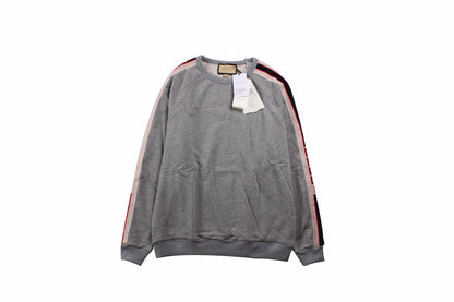 Gucci Grey Sweatshirt with Stripe Detail Primereps