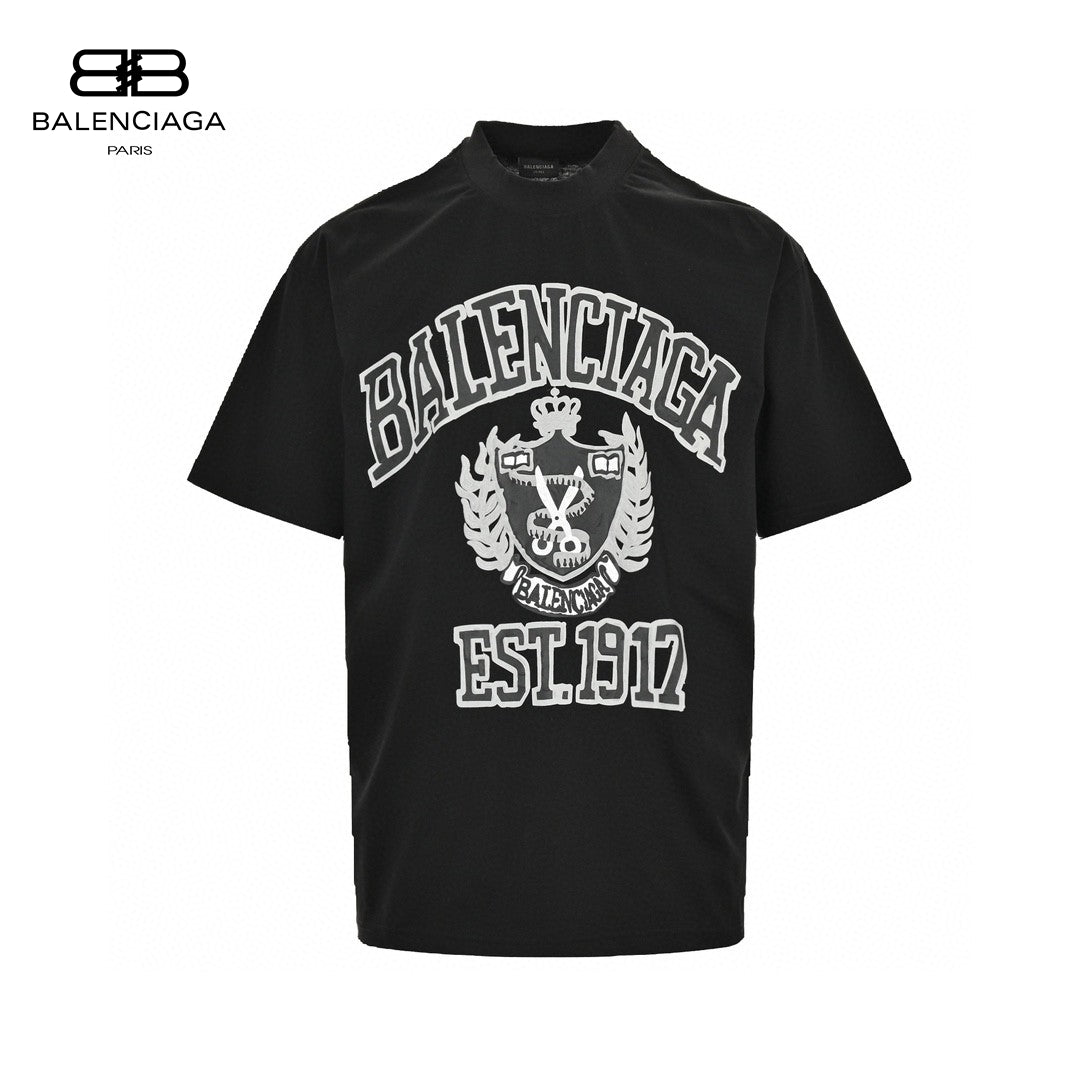 Ba*len*cia*ga est. 1917 crest t-shirt (black)