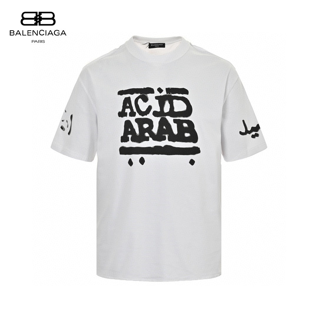 Ba*len*cia*ga acid arab t-shirt (white)