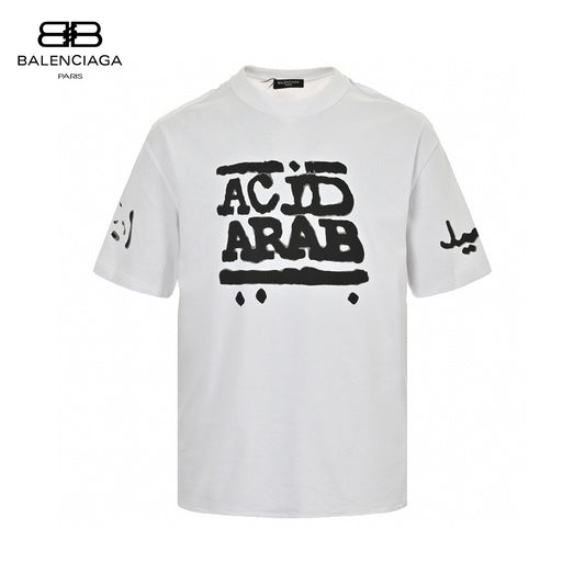 Balenciaga Acid Arab T-Shirt (White) Primereps