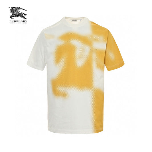 Burberry Gradient Equestrian Logo Yellow T-Shirt Primereps