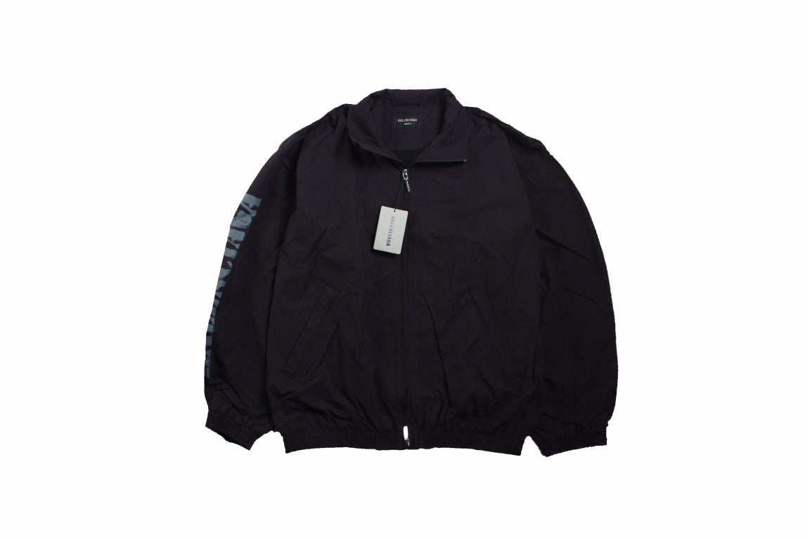 Ba*len*cia*ga black zip-up jacket