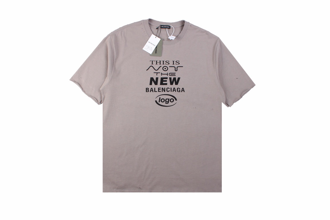 Ba*len*cia*ga 'this is not the new logo' t-shirt