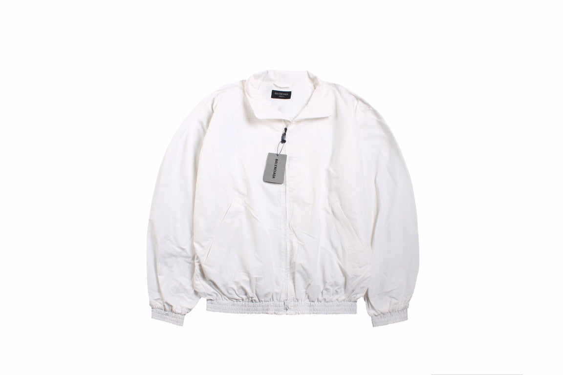 Balenciaga White Zip-Up Jacket Primereps