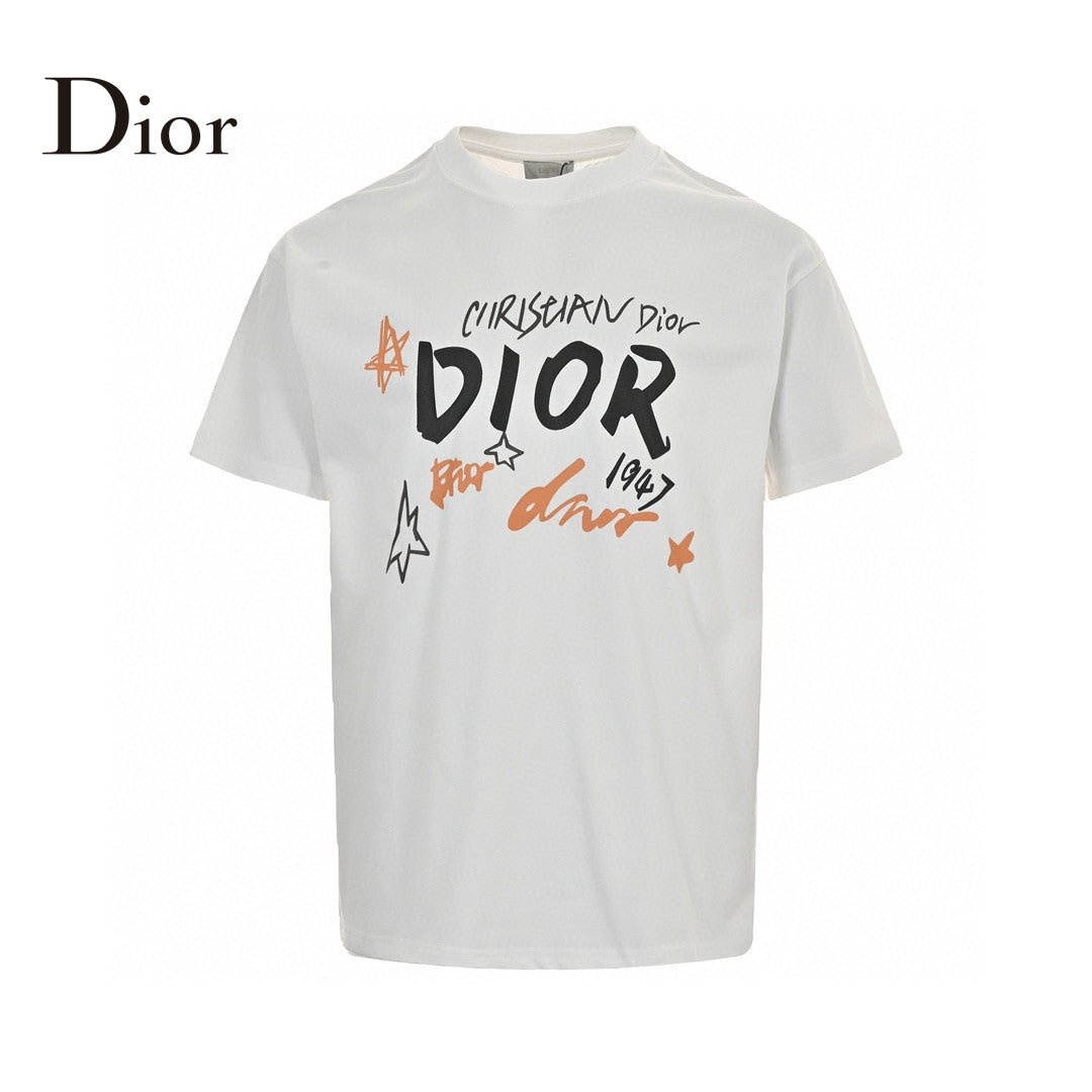 Dior Christian Dior Graphic White T-Shirt Primereps