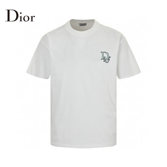  Dior Classic Logo T-Shirt (White) Primereps