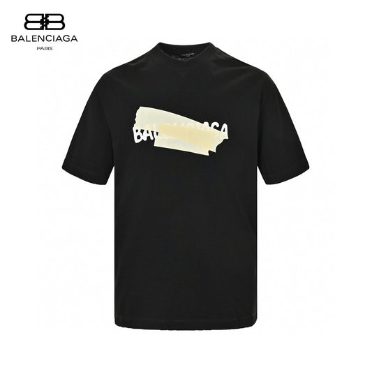 Balenciaga Tape Logo T-Shirt (Black) Primereps