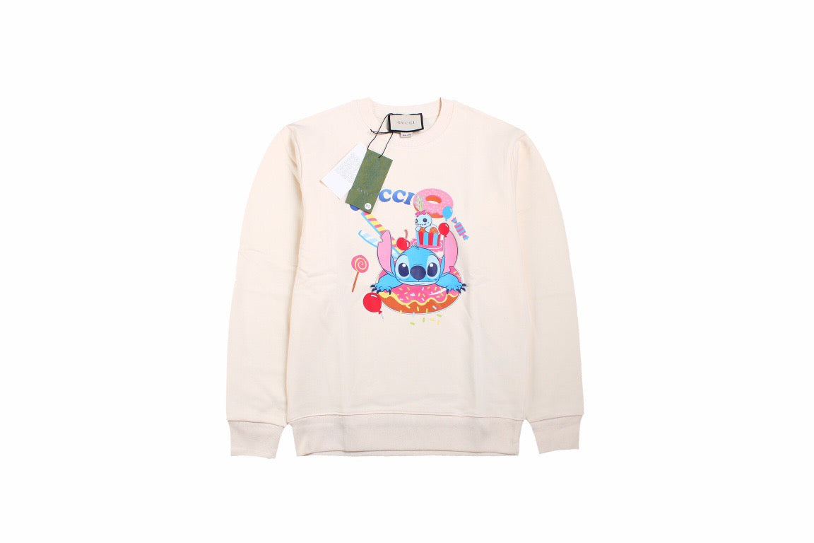 Gucci Stitch Donut Sweatshirt - Cream Primereps