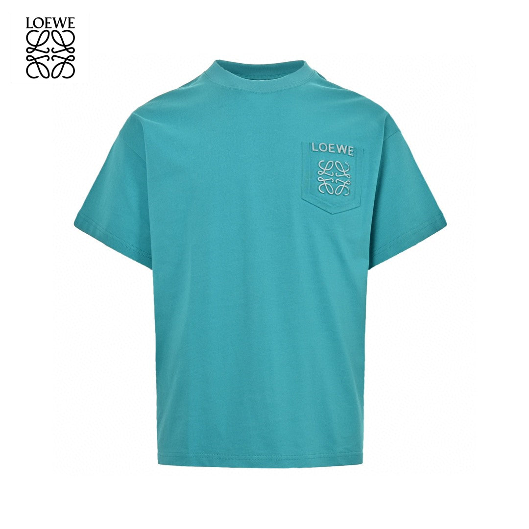 Loewe Teal Pocket Logo T-Shirt Primereps