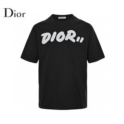 Dior Oversized Logo Black T-Shirt Primereps