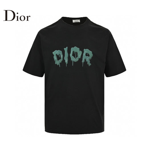 Dior Dripping Logo T-Shirt (Black) Primereps
