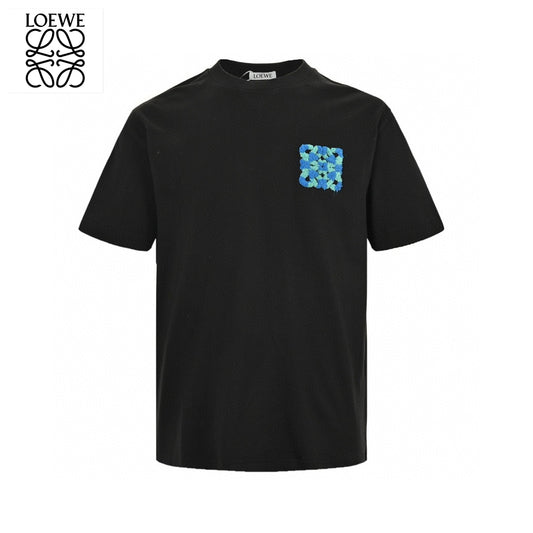Loewe Floral Pocket T-Shirt (Black) Primereps