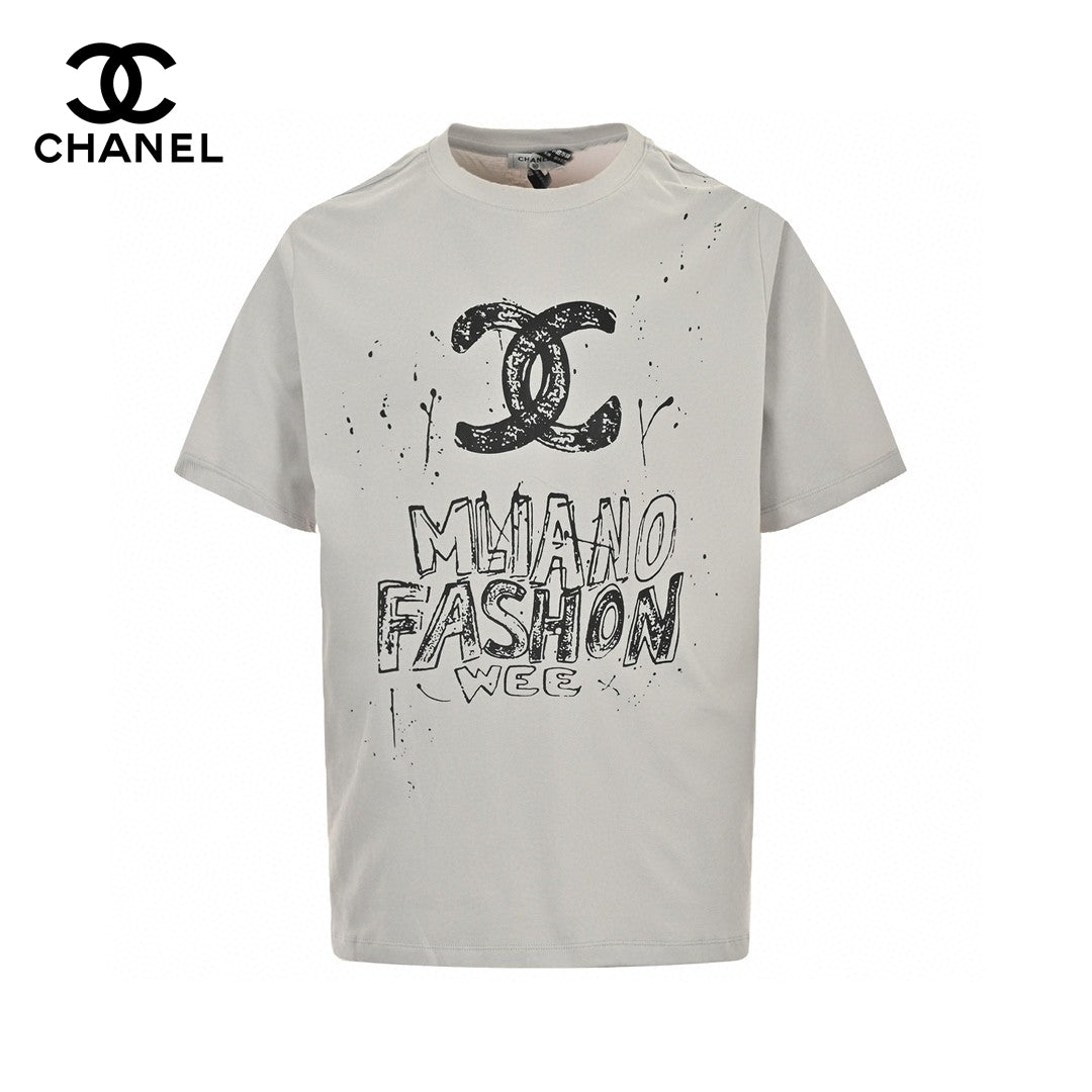 Chanel Milano Fashion Week T-Shirt (Gray) Primereps