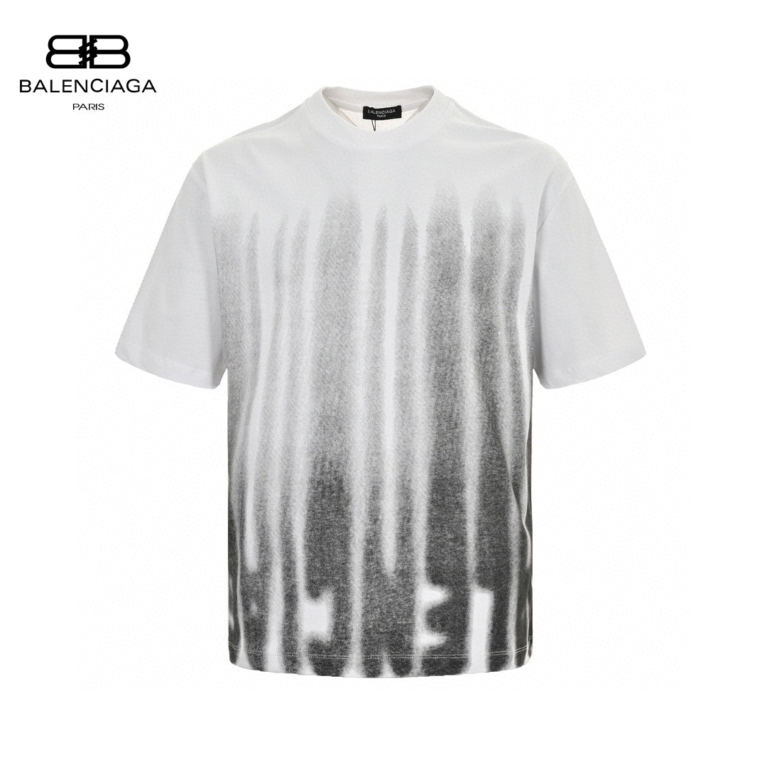 Ba*len*cia*ga gradient stripe t-shirt