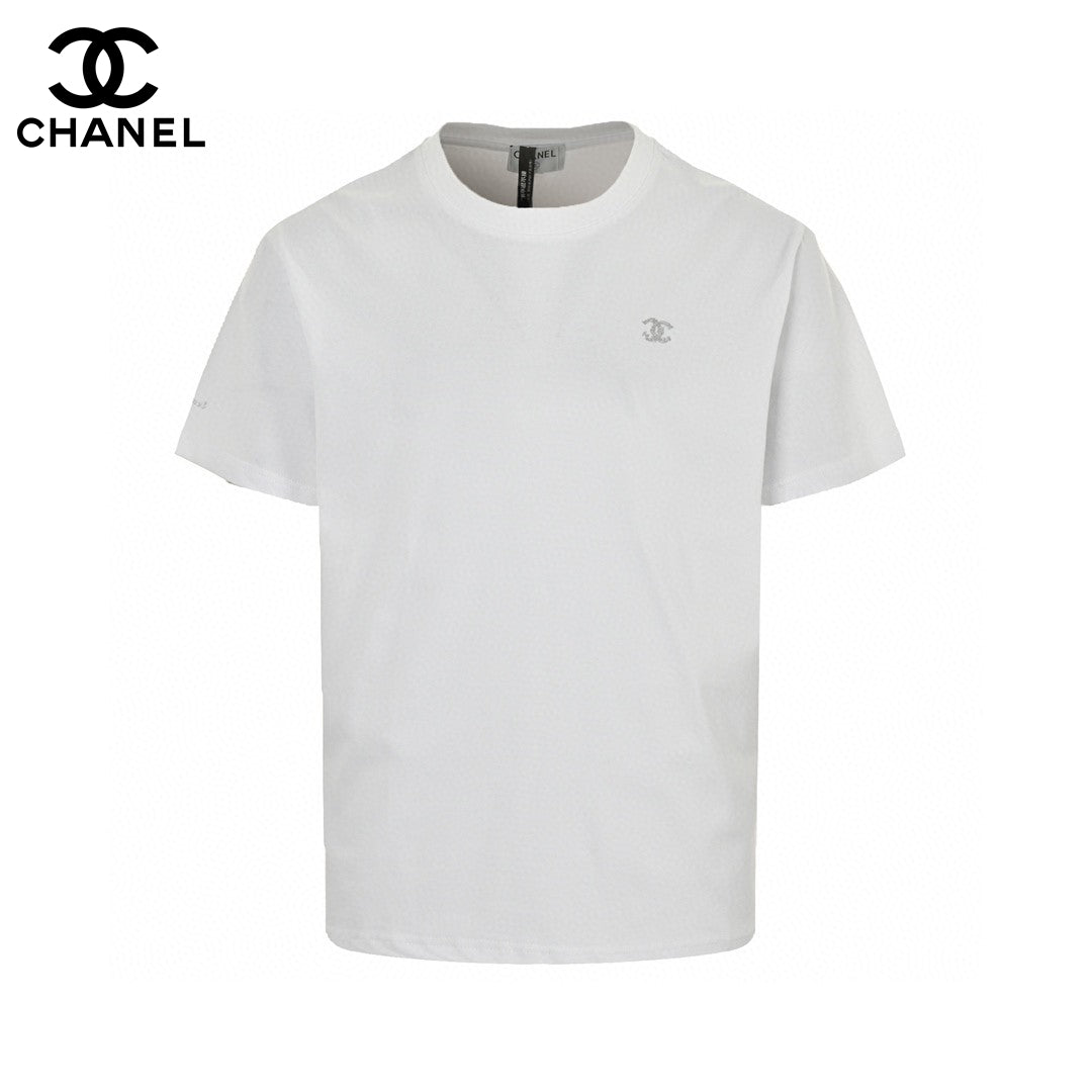 Ch*el classic logo t-shirt in white