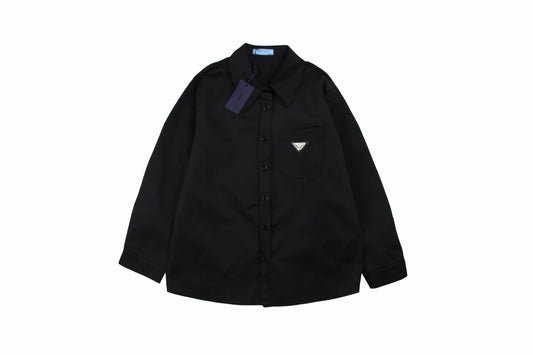 Prada Black Button-Up Shirt Primereps