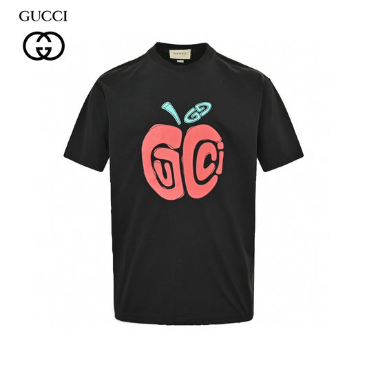 Gucci Apple Logo T-Shirt (Black) Primereps