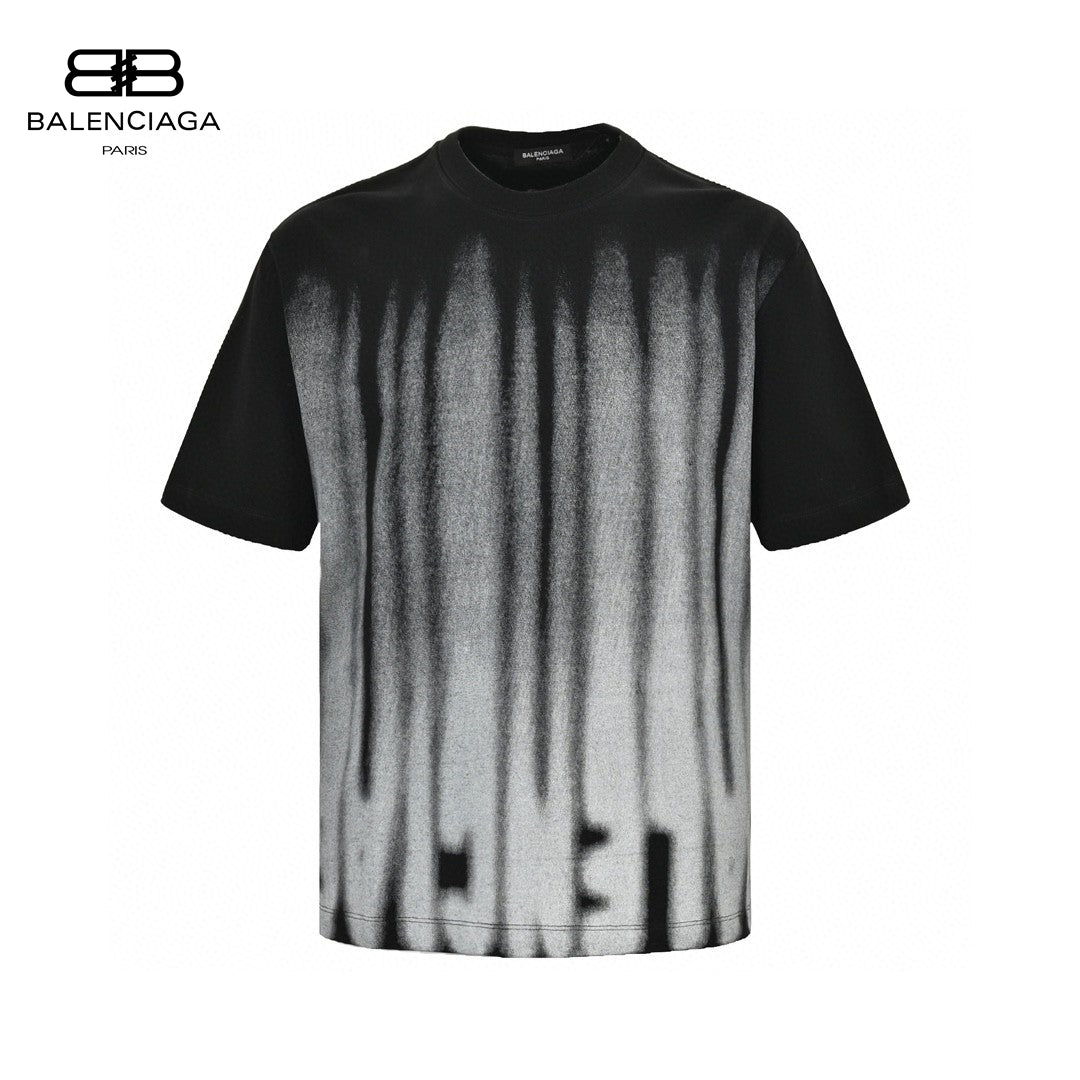 Balenciaga Gradient Stripe Black T-Shirt Primereps