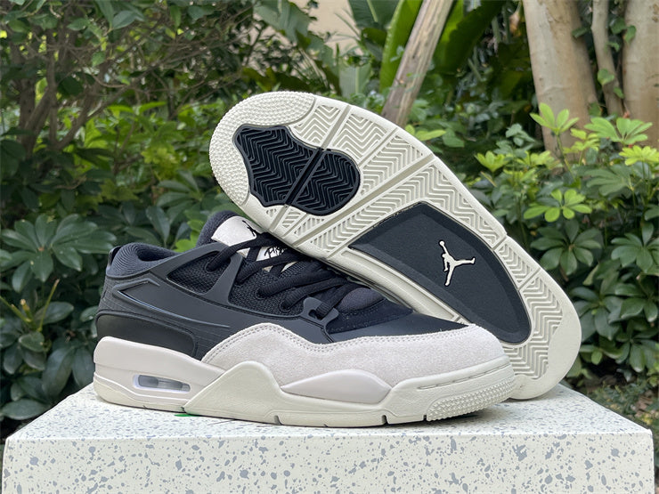 Air Jordan 4 Retro 'Black and Sail'