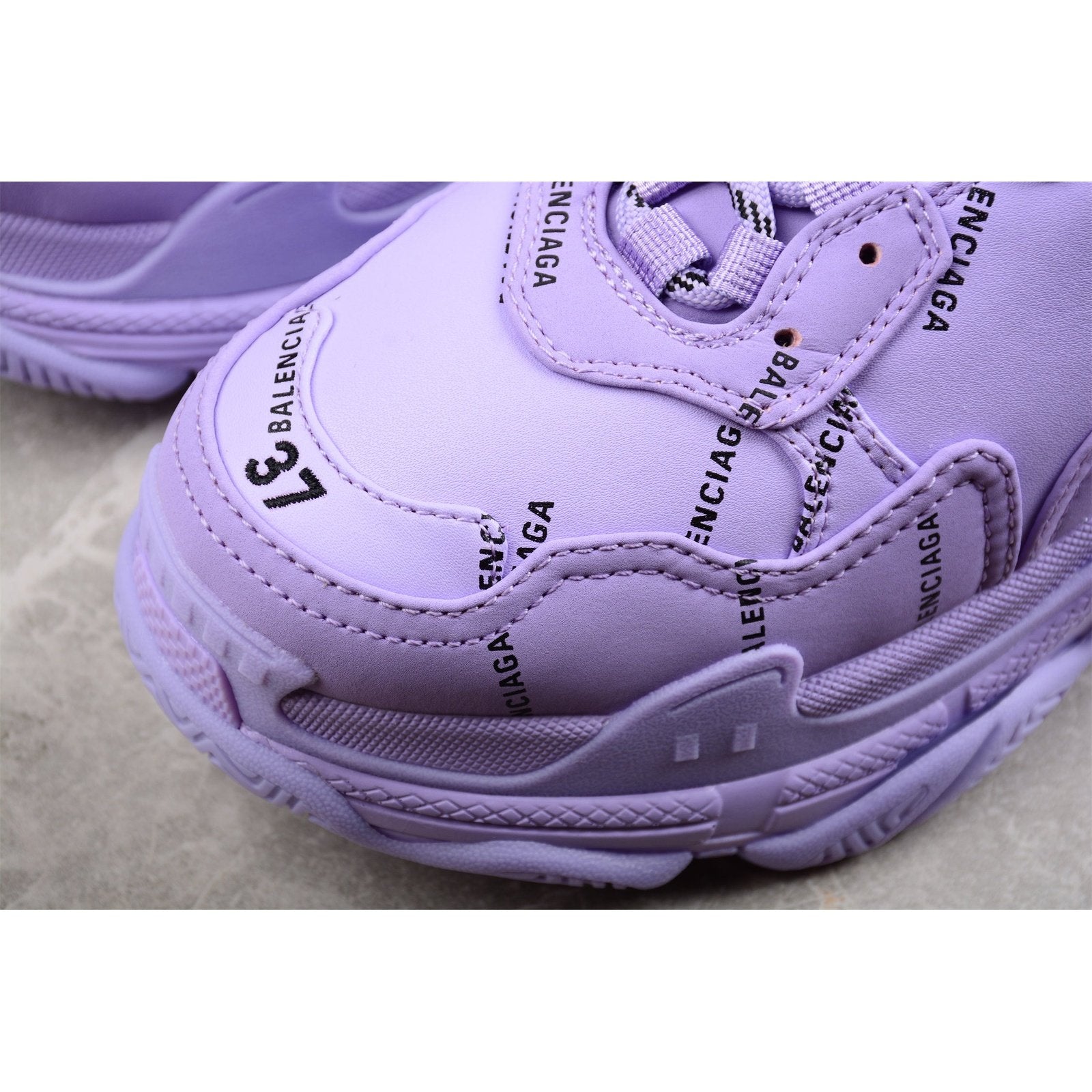 Ba*len*cia*ga triple s x purple