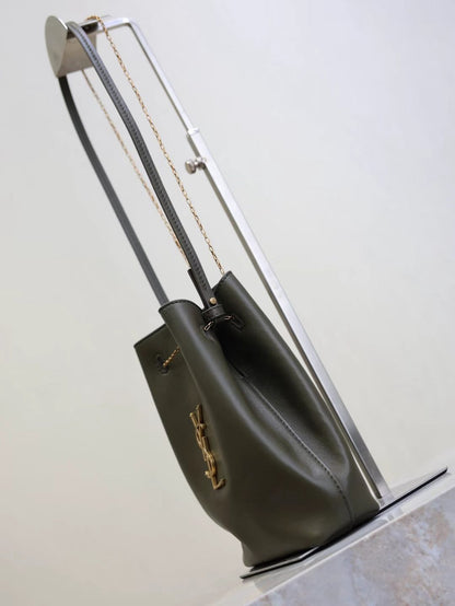 Saint Laurent Pochon Bucket Bag – Black