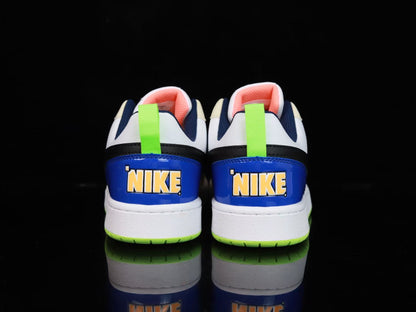 NikeCourt Borough in White/Blue/Green: Clubhouse Heritage