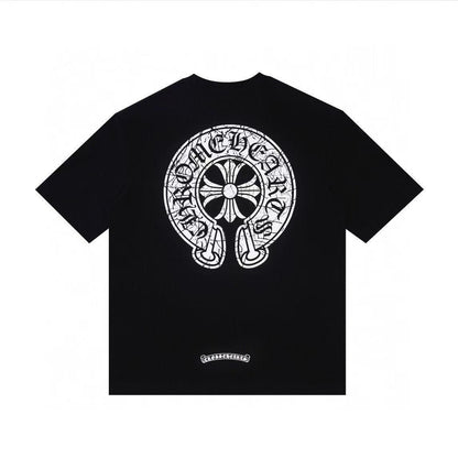Chrome Hearts Classic Crewneck T-Shirt in Black/White