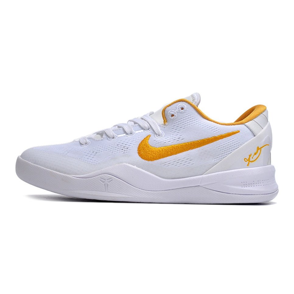 Kobe 8 store white and gold