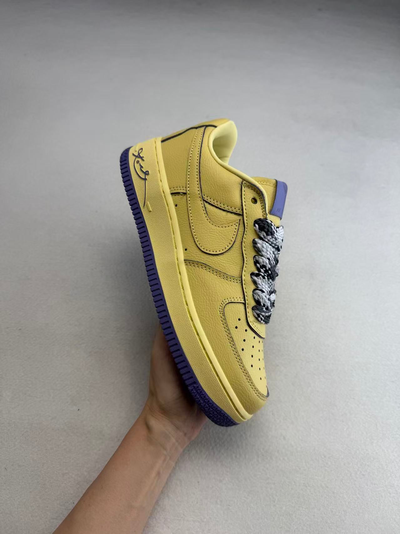 Nike Air Force 1 '07 “Yellow/Purple” – Bold Court Contrast