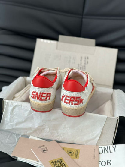 Golden Goose Super-Star Red Leather Sneaker